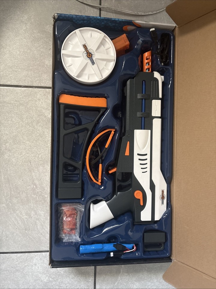 Splat R Ball Gun SRB1200 White/Orange with Battery | eBay