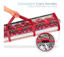 Wrapping Paper Storage Container - Clear Wrapping Paper Holder Fits Up To 14...