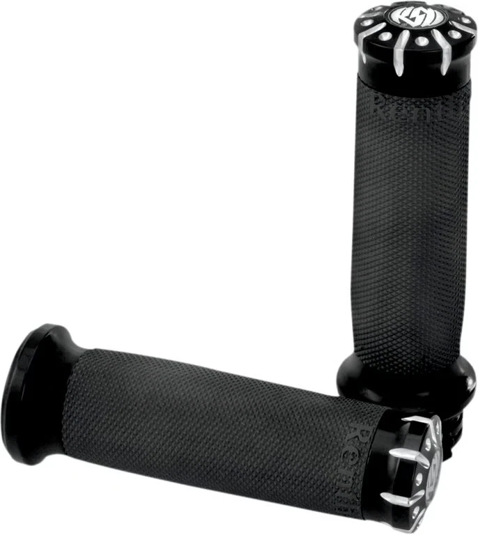 Empuñaduras de crono Roland Sands Design - corte en contraste motocicleta calle 0063-2036-BM Foto 3 de 4