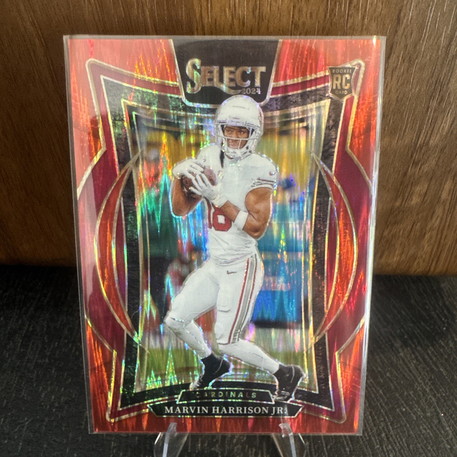 MARVIN HARRISON JR.  - 2024 Select Football - (RC) Red Shock Concourse 27/249 RC