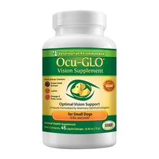Ocu-GLO Vision Supplement for Small Dogs by Animal Necessity with Lutein Omeg...