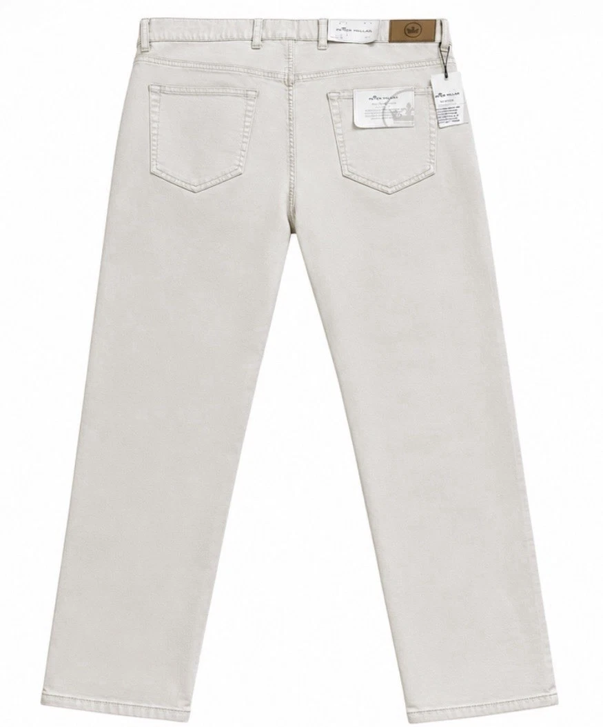 NWT Peter Millar 5 Pocket Golf CROWN VINTAGE Canvas Pants 5 Pocket Stretch 33