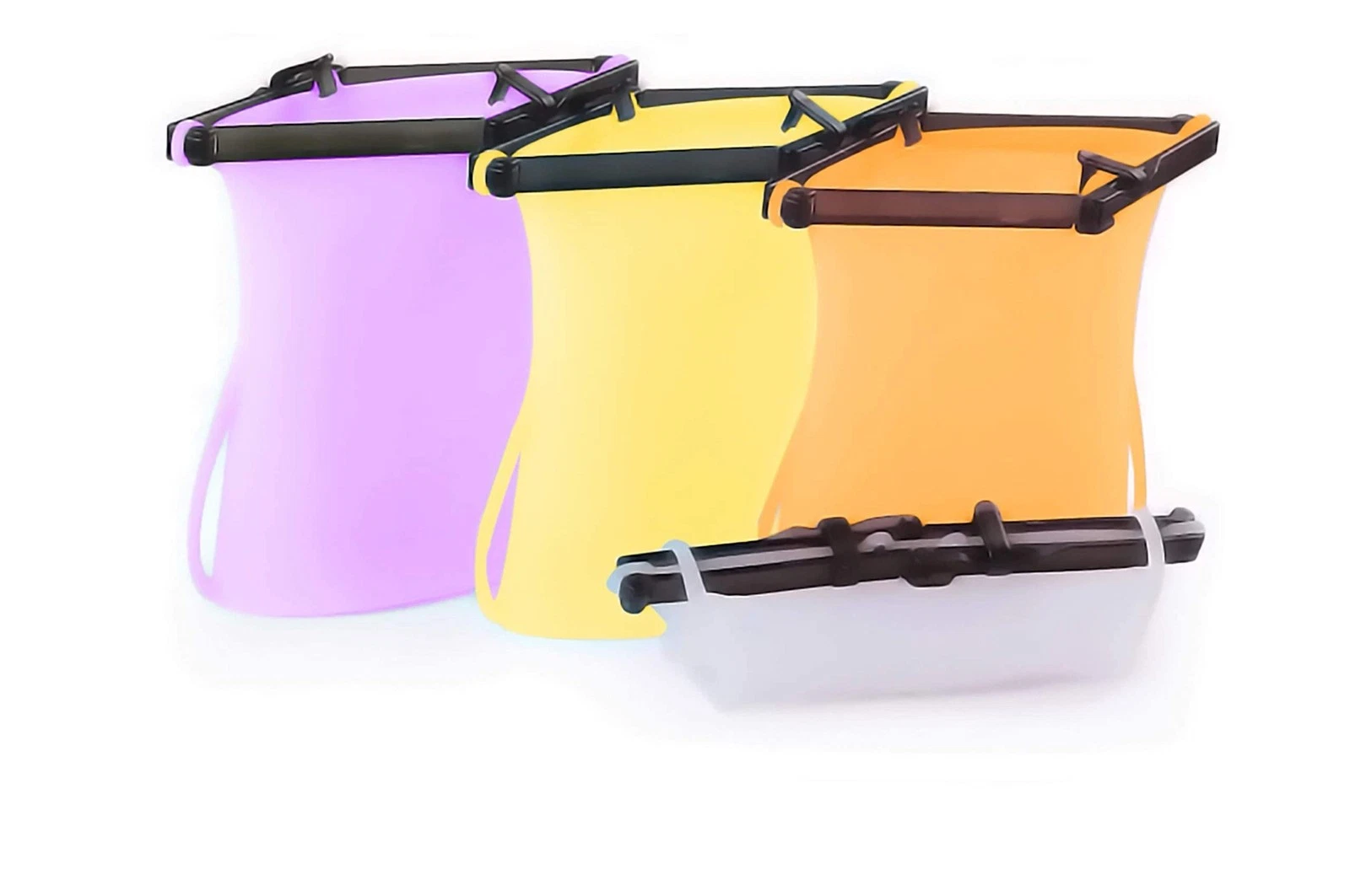 Reusable Silicone Food Bag Odorless Dishwasher Safe No Pop Open Leakproof Sna...