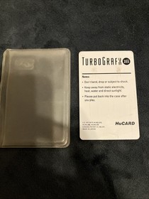 Sinistron (TurboGrafx-16, 1990 card and sleeve only