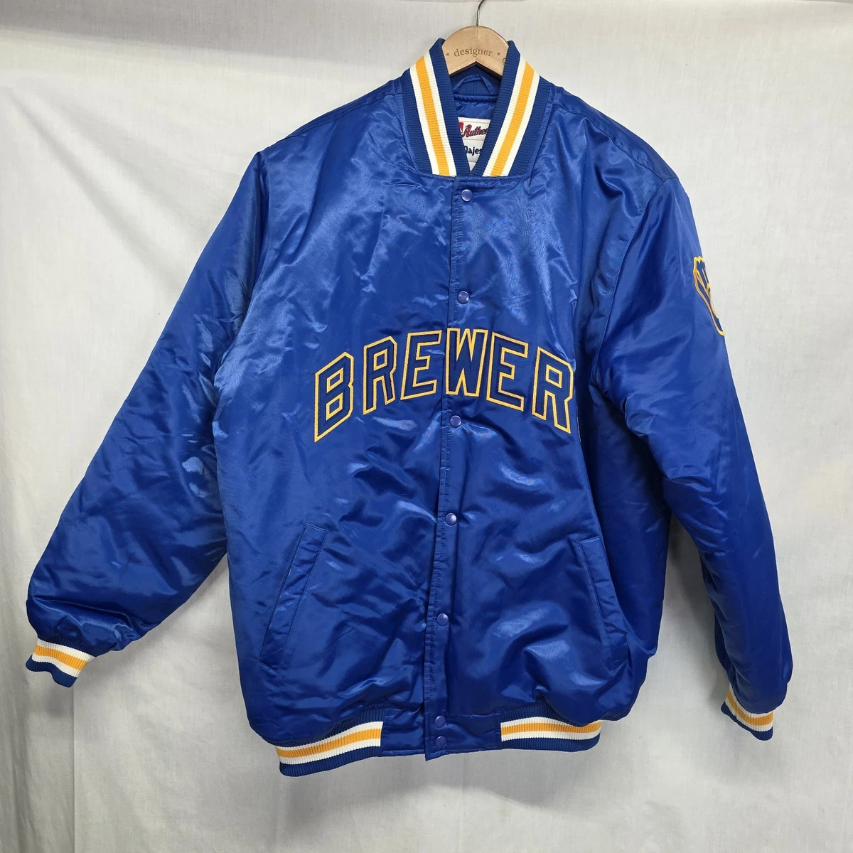 00s Majestic × MIL.Brewers XLサイズ プルジャケット Majestic × MIL.Brewers 00s XLサイズ プルジャケット 【公式通販】