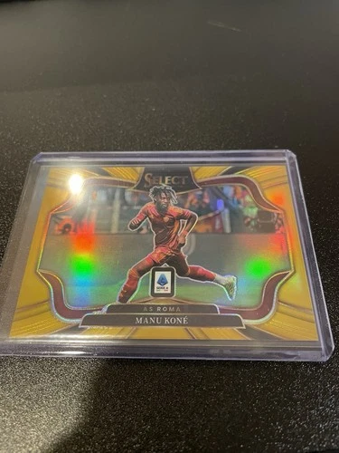 2025-26 Panini Select Serie A Manu Kone Gold Field Level 3/10 As Roma