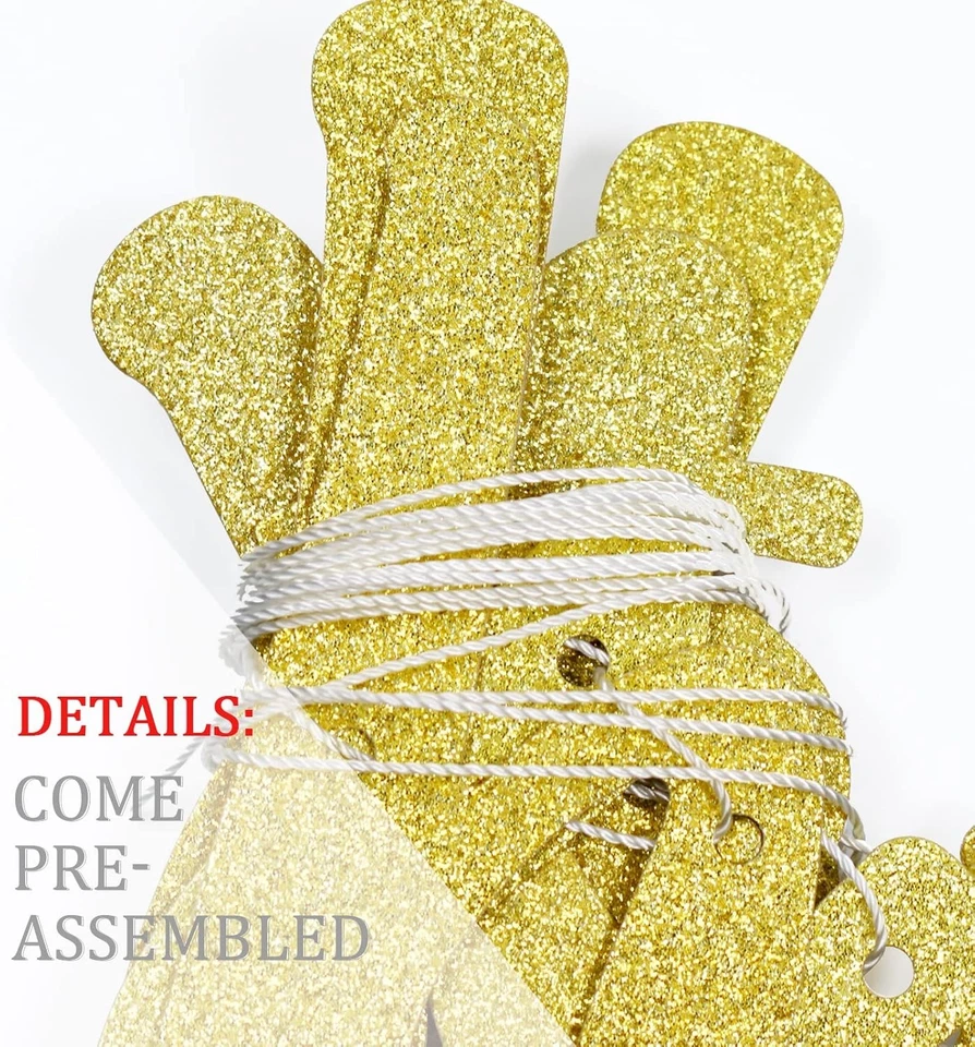 Husbands to Be Banner, Gay Wedding Shower, Engagement, Bachelor Gold Glitter  - Image 4 of 4