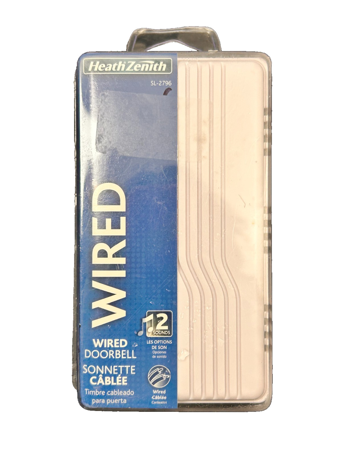 Heath Zenith Wired Doorbell Chime 12 Sounds Mechanical Tone Bar m