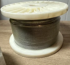 300ft  1/8” Stainless Steel Cable Marine Grade Wire Rope - Premium Aircraft D5