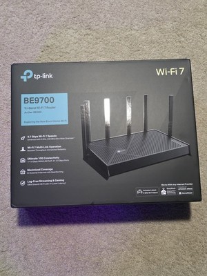 TP LINK Archer BE600 WiFi 7 Router | Robust Security, VPN Support