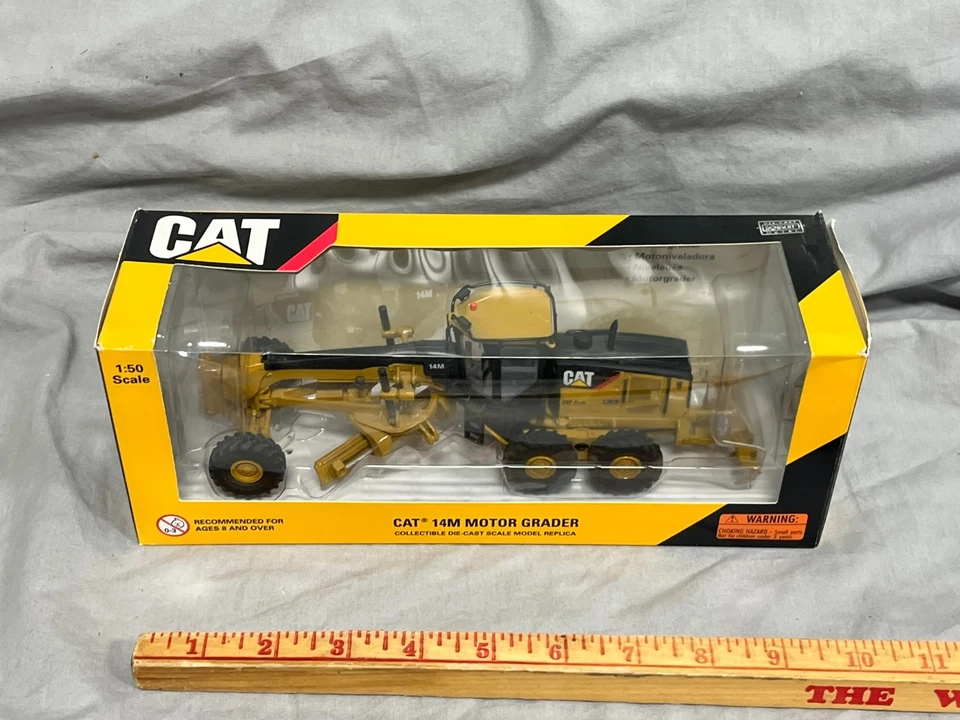 CATERPILLAR CAT 14M Motor GRADER NORSCOT 1:50 Maintainer NIB - Image 2 of 4