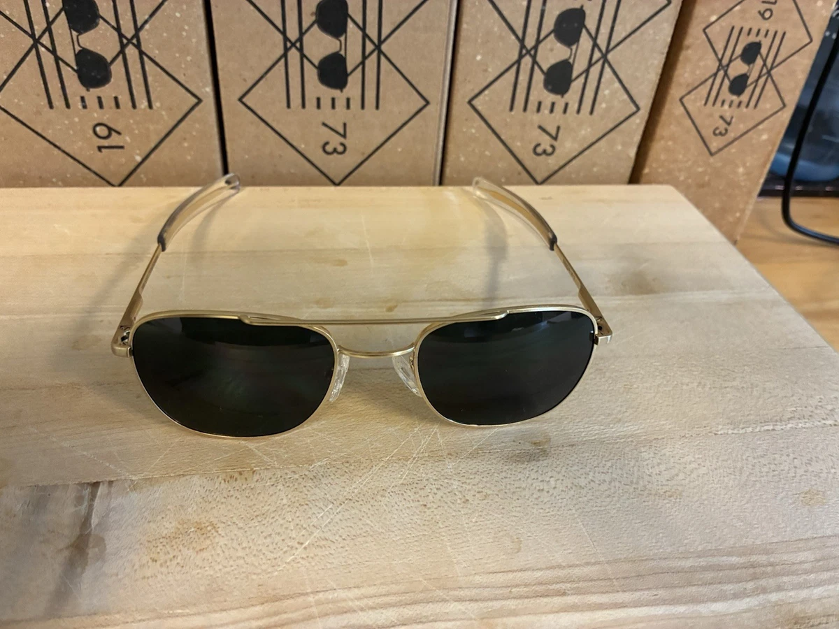 Randolph Engineering Gold Sunglasses Men's Aviator for sale | eBay
