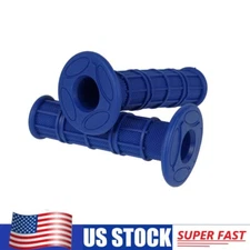 7/8" & 1" Hand Bar Grips Blue Odorless Rubber For Yamaha YFM450 4x4 Auto 2024 US