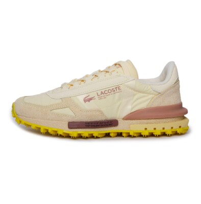 Lacoste ELITE ACTIVE 2025 Women's Sneakers Light Yellow/Yellow. Size 7 USA