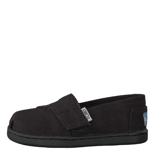 TOMS Kids Girls Youth 10009818 Black Eyelet Zuma-K shoes  New adorable  Toms tiny Zuma black eyelet shoes 3 youth slip on or laces main image 2