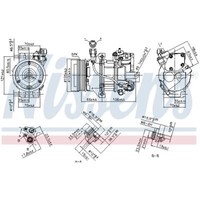 Kompressor Klimaanlage FüR Mitsubishi Colt VI CZC Cabriolet Smart Forfour