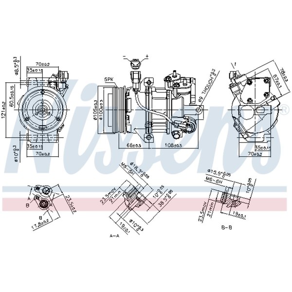 Kompressor Klimaanlage FüR Mitsubishi Colt VI CZC Cabriolet Smart Forfour-image