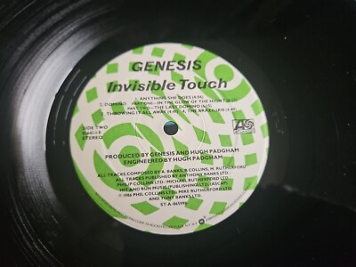 Genesis ‎– Invisible Touch 1986 NM LP Album Rock Pop Atlantic