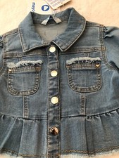 Mayoral Baby Girl Denim Jacket Size 18 Months NWT
