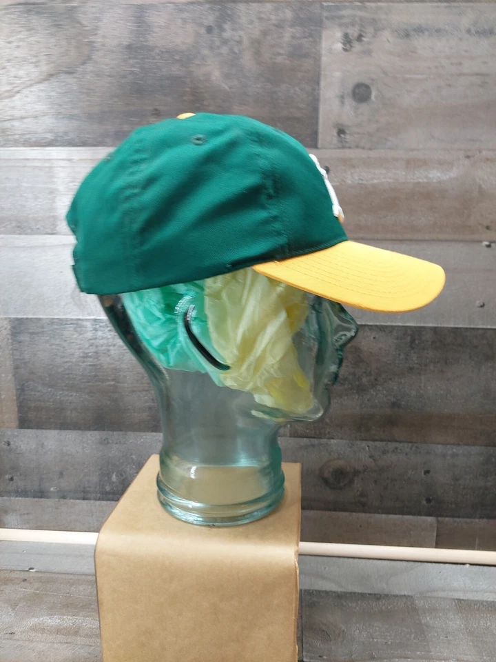 Oakland Athletics A's Major League Baseball MLB Green & Yellow Hook N Loop Hat - Image 2 of 4