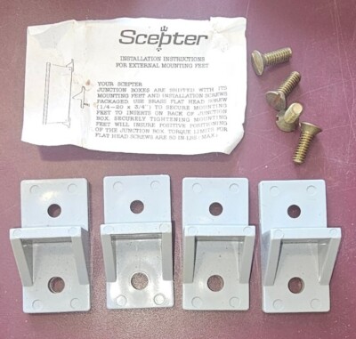 Scepter Junction Box External Mounting Feet W/screws