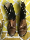 Vintage Justin Boots Men's Western Cowboy Boots SZ 8D Two Tone — photo 2