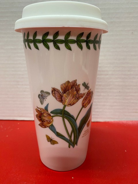 Portmeirion Botanic Garden Travel Mug Cup With Silicone Lid 15 Oz Hydrangea For Sale Online Ebay