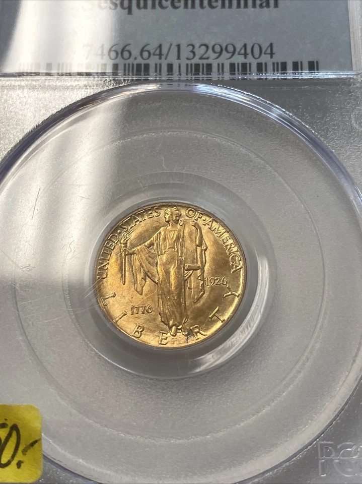 1926 Sesquicentennial 2.50 gold PCGS MS64  - Image 4 of 4