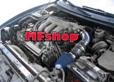Black Blue 1993-1997 Ford Probe GT Mazda MX6 626 2.5L V6 Air Intake Kit + Filter