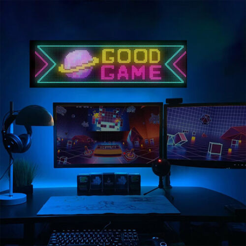 APP Programmable Car LED Sign Moving Scrolling Message Display Board Screen RGB - Picture 9 of 22
