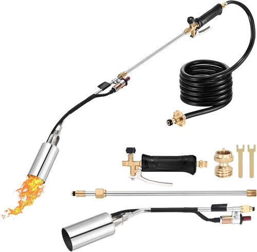 Propane Torch Weed Burner, Weed Torch with 10FT Hose, High Output 1,800,000 BTU