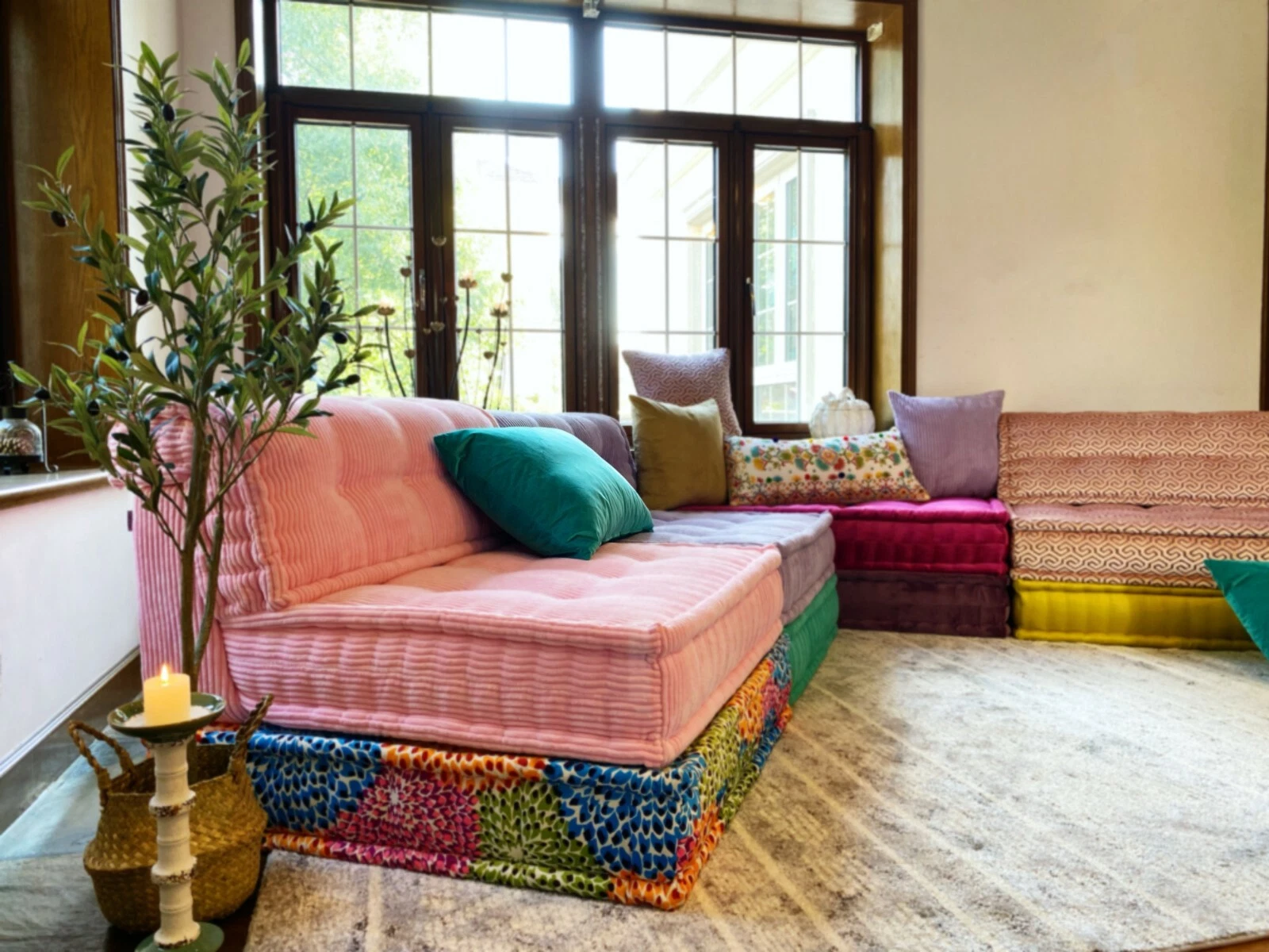 French tufted Mah Jong Daybed Sofa Couch Handmade Customized Modular Sectional
Opens in a new window