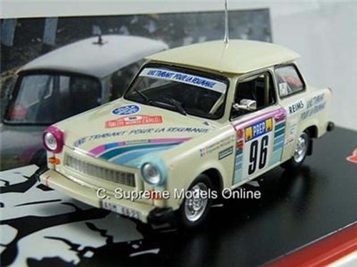 TRABANT 601S 1992 RALLY CAR MODEL FRESQUET 1/43 SIZE PACKAGED ISSUE K8967Q (=) - Picture 2 of 5