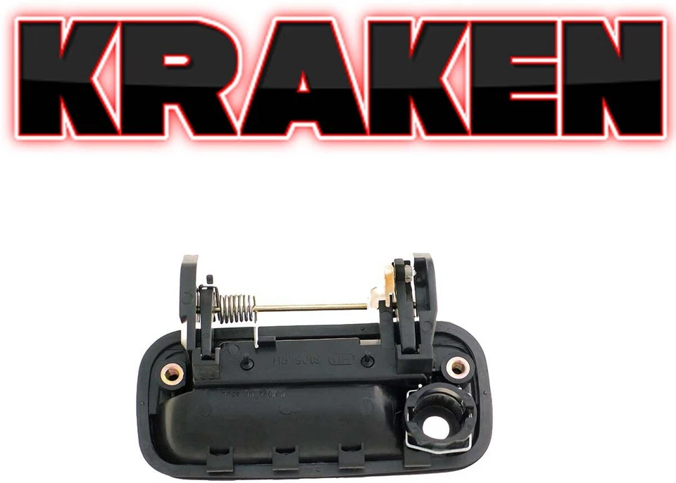 Par de manijas de puerta exterior para camioneta Toyota 4Runner 1990-1995 cromadas negras Foto 3 de 4