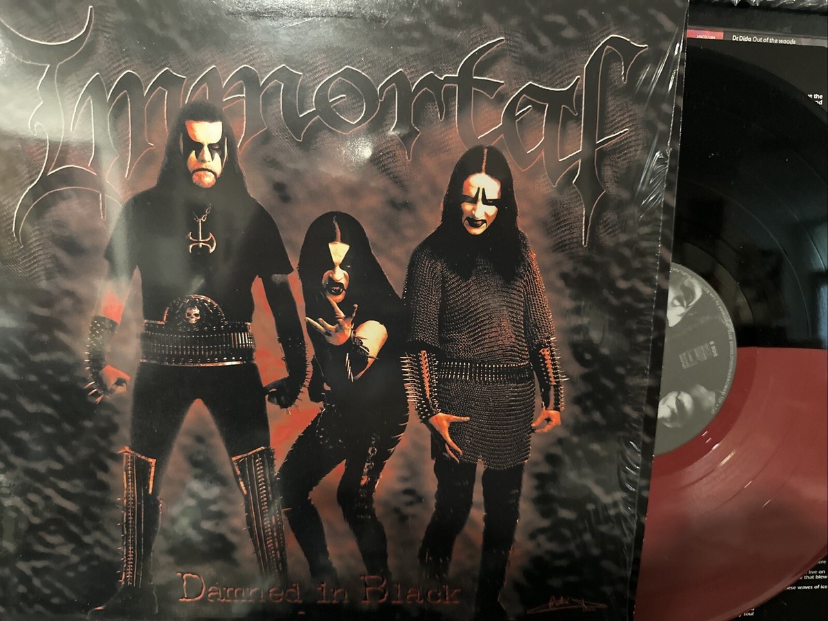 Immortal - Damned In Black LP 2010 Osmose – OPLP 095 [Red/Black