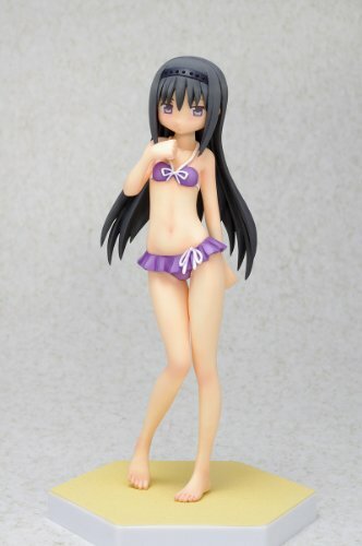 Puella Magi Madoka Magica Homura Akemi Beach Queens PVC Figure | eBay