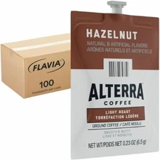 Flavia Alterra Hazelnut Coffee Freshpacks 48011 100-Pack