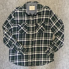 Original Weatherproof Vintage Flannel Shirt Men's Large Button Down 90's Grunge