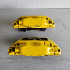 2004-2008 Acura Tl Type-s Brembo Front Pair Brake Calipers Yellow Oem Rsx Bbk