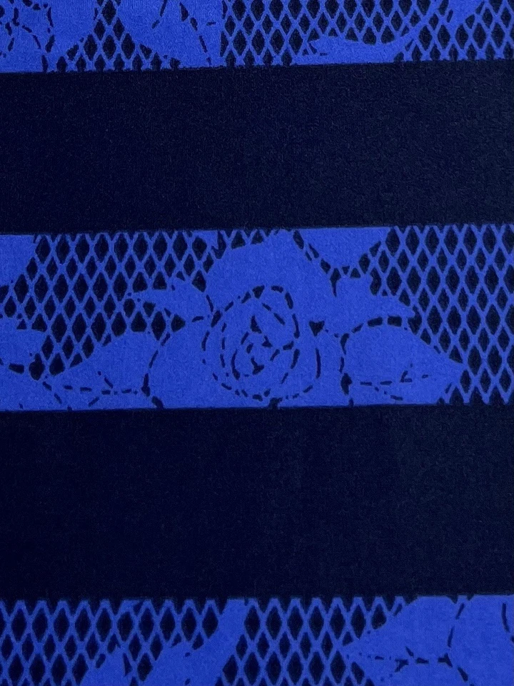 Leggings LuLaRoe TC Alto Curvilíneo Rayas AZUL Línea Malla ENCAJE ROSA Flor Envío RÁPIDO Foto 3 de 4