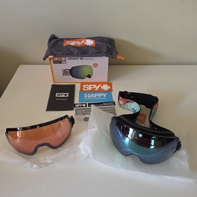 Spy Optic LEGACY SE Snow Goggles - JUNGLE CAT / Brz GREEN Mirror + BONUS Lens