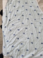 Tesco 2 Pack Newborn 100% Cotton Swaddles Nautical Pattern