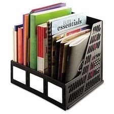 Advantus 3-compartment Magazine/literature File - Desktop - 3 Compartment[s] -