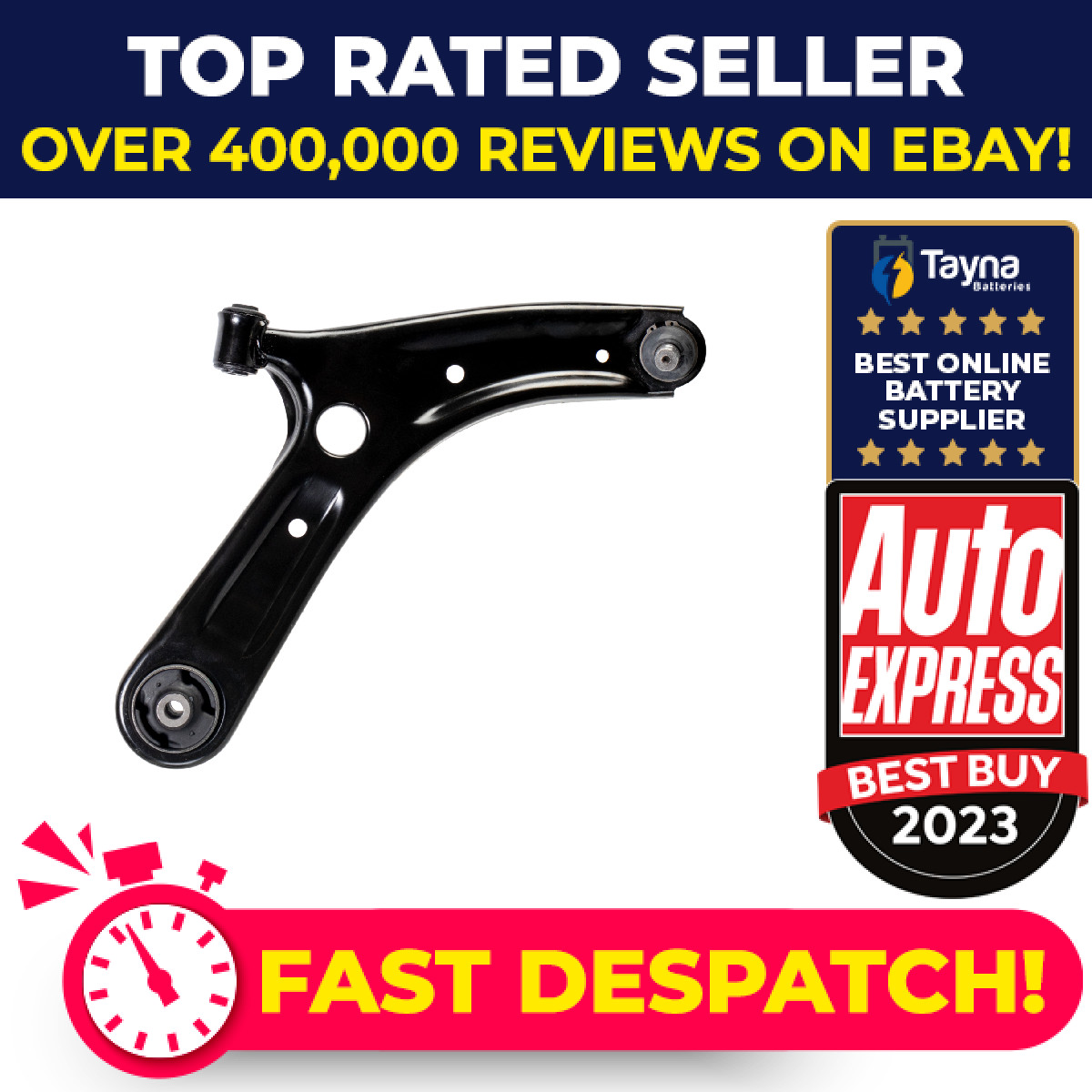 Wishbone / Suspension Arm Front Lower, Right ADBP860025 Blue Print Track Control