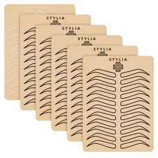 Stylia Microblading Practice Fake Skin Sheet for Eyebrow Tattoo, Fake Skin fo...