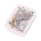 250 Pieces Sewing Pins Glass Head Pins Straight Quilting Pins For5510