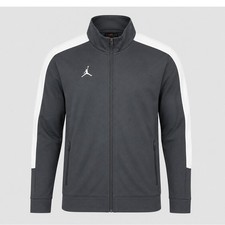 Nike Air Jordan Jumpman Full Zip Training Jacket Gray White Mens L NWT