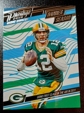 2019 PANINI PRESTIGE BANNER SEASON - AaRON RODGERS - GREEN BAY PACKERS CARD