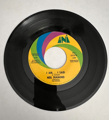Vinyl 45 RPM Record Neil Diamond - I Am...I Said / Done Too Soon
