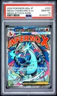2025 POKEMON JAPANESE MEGA DREAM EX ATTACK RARE #223 MEGA CHARIZARD X EX PSA 10